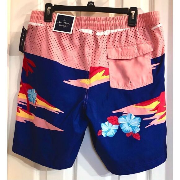 CLUB ROOM - NWT - M Sz M Swim Trunks w/Quick Dry Fabric & Built-In Liner. - Picture 15 of 15